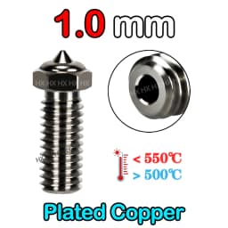 For QIDI TECH q1 pro Nozzle Brass Hardened Steel X PLUS 3/ X MAX 3/X SMART 3 Qidi q1 Nozzle Plated Copper