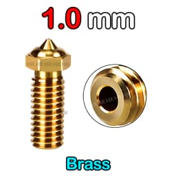 For QIDI TECH q1 pro Nozzle Brass Hardened Steel X PLUS 3/ X MAX 3/X SMART 3 Qidi q1 Nozzle Plated Copper