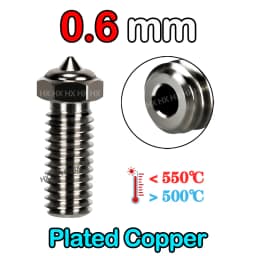 For QIDI TECH q1 pro Nozzle Brass Hardened Steel X PLUS 3/ X MAX 3/X SMART 3 Qidi q1 Nozzle Plated Copper