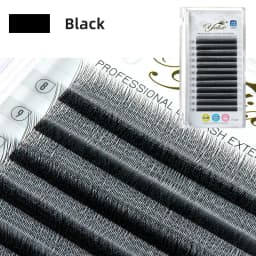 Yelix 2D Volume Lashes 0.10D 8-12mm Single Tip 2D Y Eyelash Extensions Professional Lash Extension Lightweight Premade Fans