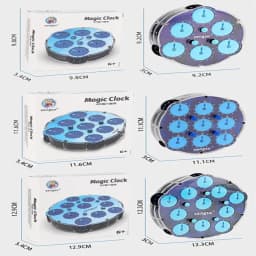 Sengso Magnetic Magic Watch 3x3x3 4x4x4 5x5x5 3x3 4x4 5x5 Magic Clock Professional Magic Cube Clock Magnetic Speed Cube Toys  ﻿