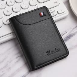 1Pc New Super Slim Soft Wallet PU Leather Mini Credit Card Wallet Purse Card Holders Men Wallet Thin Small Short Skin Wallets