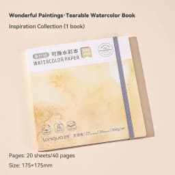100% Cotton Mini Tearable Watercolor Paper Book Journal Drawing Notebook 230g Art Student Drawing Paper Sketchbook Painting Book