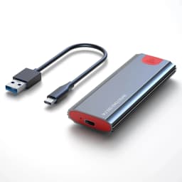 M2 SSD Case M.2 NVMe SATA SSD Enclosure Adapter 10Gbps USB 3.2 Gen2 USB C External Enclosure Supports M and B and B&M Keys