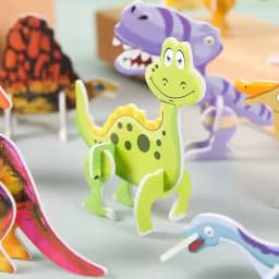 25Pcs 3D Puzzle Blocks Toys 3D Insect Paper Jigsaw Funny Paper Card Children Early Education