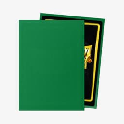 100 Standard Size Dragon Shield New Sleeves 66x91mm Emerald Matting Card Covers for MTG Board Game Cards Slevee