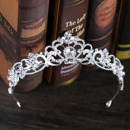 Trendy Crystal Crown Rose Gold Bridal Tiara And Crown Hair Accessories for Wedding Bride Women Hair Jewelry Headpiece