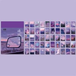 50 Sheet World scenery Style Sticker Book Washi Paper Journal DIY Material Decoration Sticker Memo Pad Scrapbook Stationery gift
