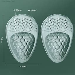 GEL Sandals Forefoot Pads High Heels Anti-wear Anti-Slip Insoles Pain Relief Foot Care Inserts Particles Massage Shoe Cushion