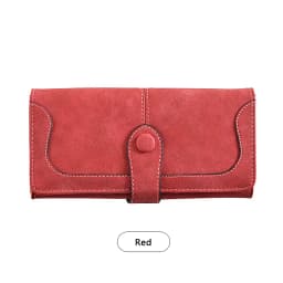 Large Capacity Women Wallet 17 Card Slots Long Wallet with ID Window & Zipper Pocket Casual Coin Purse -suitable for Daily Use