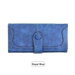 Large Capacity Women Wallet 17 Card Slots Long Wallet with ID Window & Zipper Pocket Casual Coin Purse -suitable for Daily Use