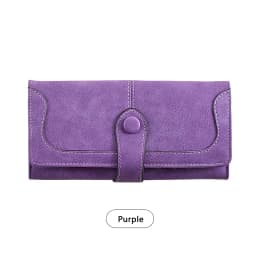 Large Capacity Women Wallet 17 Card Slots Long Wallet with ID Window & Zipper Pocket Casual Coin Purse -suitable for Daily Use