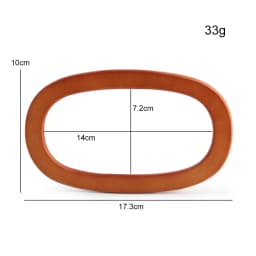 2PCS Oval Plate Handbag Straw Bag Handle DIY Tool Accessories Crossbody Bag Retro Bag Decorative Handle Carrying Ring