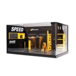 1:24 Scale Car Model Toy DIY Parking Lot Acrylic Storage Box Assembly Toys Transparent Dustproof Display Box for Children Gifts