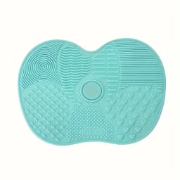 Handheld Silicone Makeup Brush Cleaning Pad - Gentle Makeup Brush Deep Cleaning, Portable Cleaning Tool with Suction Cup