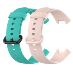 Silicone Strap for Redmi Watch 2 Lite Black Replacement Sport Bracelet Wristband for Xiaomi Watch Band with Screen Protector