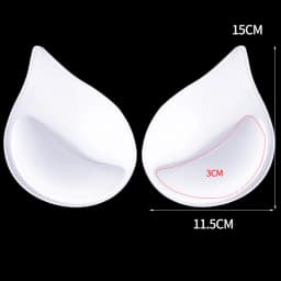 Sports Bra Breast Pad Push Up Bra Insert Pads Chest Enhancers Bra Foam Insert Chest Cup Intimates Accessories Sponge Bra Pads