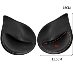 Sports Bra Breast Pad Push Up Bra Insert Pads Chest Enhancers Bra Foam Insert Chest Cup Intimates Accessories Sponge Bra Pads