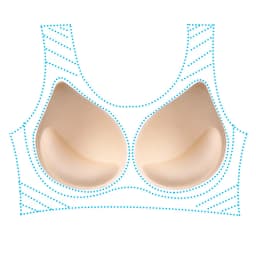 Sports Bra Breast Pad Push Up Bra Insert Pads Chest Enhancers Bra Foam Insert Chest Cup Intimates Accessories Sponge Bra Pads