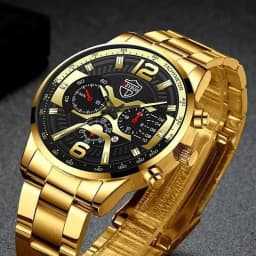 3PCS/5PCS Set DEYROS Fashion Mens Calendar Watches Men Business Quartz Wristwatch Male Casual Necklace Bracelet Watch.