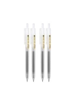 3-5pcs Retractable Gel Pens Set Black/Red/Blue Ink Ballpoint 0.5mm Quick Drying Business Signature Fine Point Writing Supplies