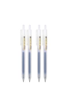 3-5pcs Retractable Gel Pens Set Black/Red/Blue Ink Ballpoint 0.5mm Quick Drying Business Signature Fine Point Writing Supplies