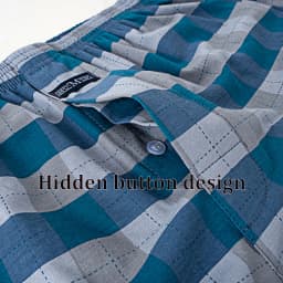 100% Cotton Men Pajama Boxers Casual Breathable 3D Crotch Bottoms Sleepwear Fashion Plaid Elastic Waist Underpants Pijama Hombre