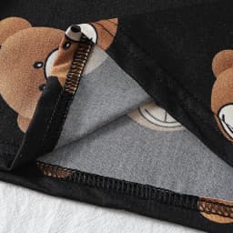 2-Piece 2024 New Autumn Children's Cute Bear Long-Sleeved Trousers Suit Boy Leisure and Comfortable Home Cover Girl Joker Pajama