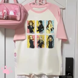 K-on t-shirts women comic t shirt female designer funny graphic clothes
