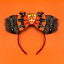 Mickey Mouse Guardians Of Galaxy Hairbands Baby Groot Ears Hair Accessories Kids Cartoon Headband Girls Bow Head Bands Women