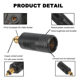 Cigarette Lighter Adapter For BMW R1250GS F850GS For TIGER DC 12V-24V EU Plug Charger DIN Socket Outlet Convert to Car Adapter