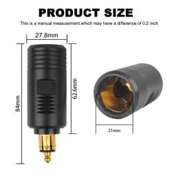 Cigarette Lighter Adapter For BMW R1250GS F850GS For TIGER DC 12V-24V EU Plug Charger DIN Socket Outlet Convert to Car Adapter