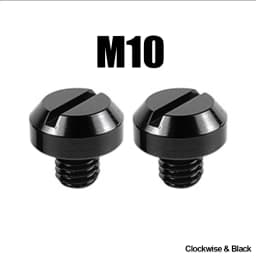2PCS M8 M10*1.25 Motorcycle Mirror Hole Plug Screw Bolts For Yamaha Honda Kawasaki Suzuki BMW Aprilia Ducati Universal