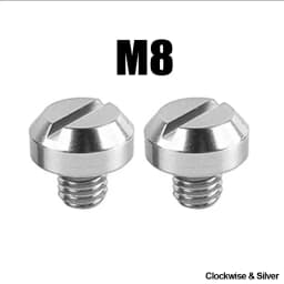 2PCS M8 M10*1.25 Motorcycle Mirror Hole Plug Screw Bolts For Yamaha Honda Kawasaki Suzuki BMW Aprilia Ducati Universal