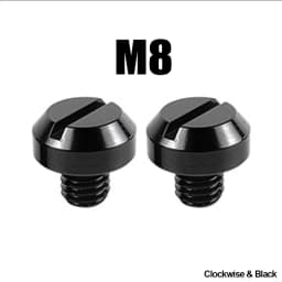 2PCS M8 M10*1.25 Motorcycle Mirror Hole Plug Screw Bolts For Yamaha Honda Kawasaki Suzuki BMW Aprilia Ducati Universal