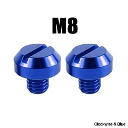 2PCS M8 M10*1.25 Motorcycle Mirror Hole Plug Screw Bolts For Yamaha Honda Kawasaki Suzuki BMW Aprilia Ducati Universal