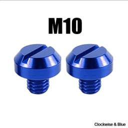 2PCS M8 M10*1.25 Motorcycle Mirror Hole Plug Screw Bolts For Yamaha Honda Kawasaki Suzuki BMW Aprilia Ducati Universal