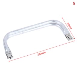 Woman Doctor Purse Frame Metal Aluminium Tube Frame Bag Handle Clutch Bag Parts
