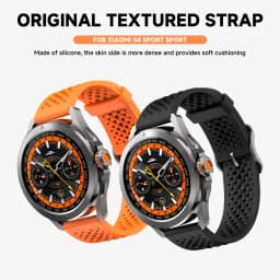 22mm Breathe Silicone Strap for Xiaomi Watch S4 Sport Wristband for Huawei GT4 46mm GT3 4Pro Bracelet for Samsung Gear S3 Band