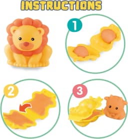 Cartoon 3D Animal Play Dough Molds DIY Creation Tools For Kids Toddlers Various Animal Molds Rolling Pins Clay Dough Accessories