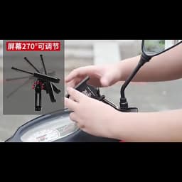 Aluminum Alloy Motorcycle Bicycle Mobile Phone Holder GPS Bracket Mounting Clip Multi-Specification Mobile Handlebar Bracket