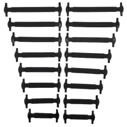 16pcs Silicone Shoelaces No Tie Shoelaces Without Ties Elastic Lace Shoelace Kids Adult Creative Lazy Silicone Laces Rubber Lace