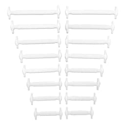 16pcs Silicone Shoelaces No Tie Shoelaces Without Ties Elastic Lace Shoelace Kids Adult Creative Lazy Silicone Laces Rubber Lace