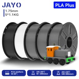 JAYO 3D PETG/PLA/PLA PLUS Printer Filament 1.75mm 5.5KG 100% No Bubble Non-Toxic 3D Printing Materials for 3D Printer&3D Pen