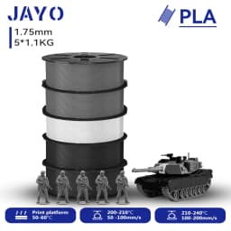 JAYO 3D PETG/PLA/PLA PLUS Printer Filament 1.75mm 5.5KG 100% No Bubble Non-Toxic 3D Printing Materials for 3D Printer&3D Pen