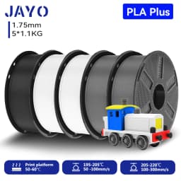 JAYO 3D PETG/PLA/PLA PLUS Printer Filament 1.75mm 5.5KG 100% No Bubble Non-Toxic 3D Printing Materials for 3D Printer&3D Pen