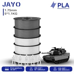 JAYO 3D PETG/PLA/PLA PLUS Printer Filament 1.75mm 5.5KG 100% No Bubble Non-Toxic 3D Printing Materials for 3D Printer&3D Pen