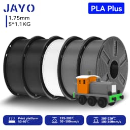 JAYO 3D PETG/PLA/PLA PLUS Printer Filament 1.75mm 5.5KG 100% No Bubble Non-Toxic 3D Printing Materials for 3D Printer&3D Pen