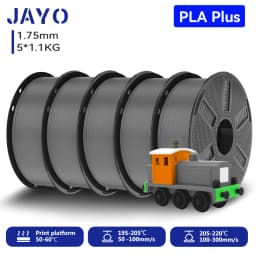 JAYO 3D PETG/PLA/PLA PLUS Printer Filament 1.75mm 5.5KG 100% No Bubble Non-Toxic 3D Printing Materials for 3D Printer&3D Pen