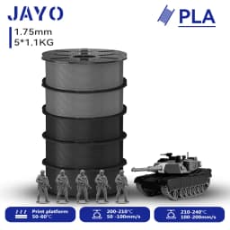 JAYO 3D PETG/PLA/PLA PLUS Printer Filament 1.75mm 5.5KG 100% No Bubble Non-Toxic 3D Printing Materials for 3D Printer&3D Pen